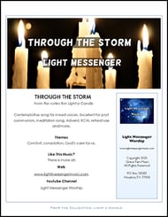 Through the Storm Instrumental Parts choral sheet music cover Thumbnail